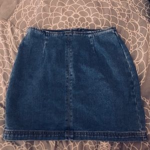 pacsun denim skirt